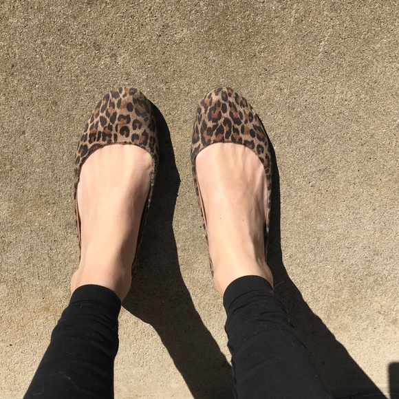 mossimo leopard flats